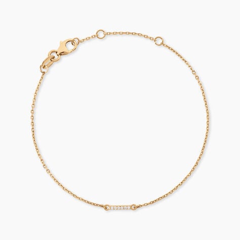 Bracelet Carmelia Plaqu&eacute; Or Jaune Oxyde De Zirconium - Bracelets fantaisie Femme | Marc Orian