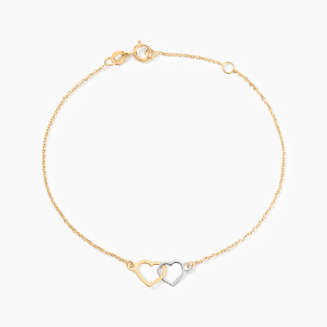 Bracelet Eleno Or Bicolore - Bracelets Anneaux Entrelaces Femme | Marc Orian