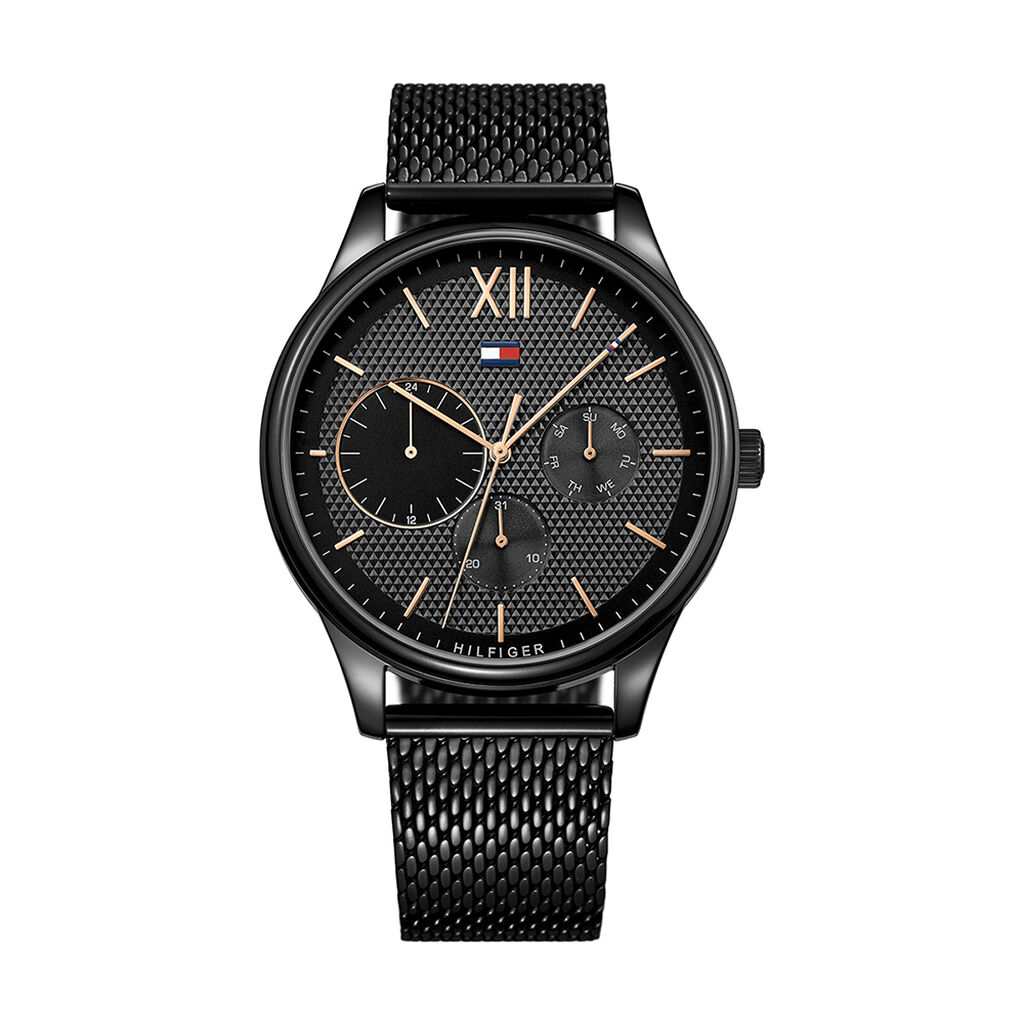 Montre Tommy Hilfiger Damon Noir - Montres étanches Homme | Marc Orian