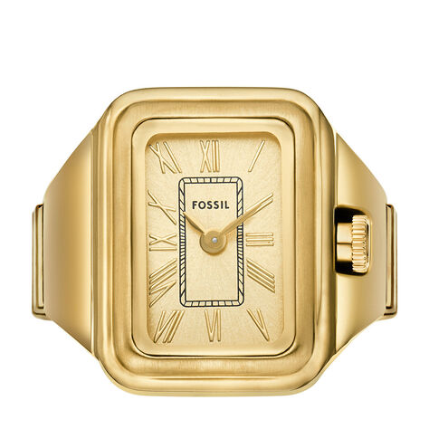 Montre Bague Fossil Raquel Watch Ring Doré - Montres étanches Femme | Marc Orian