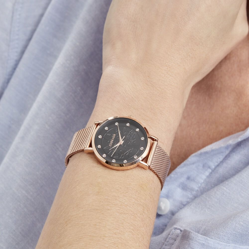 Montre Codhor Camille Noir - Montres étanches Femme | Marc Orian