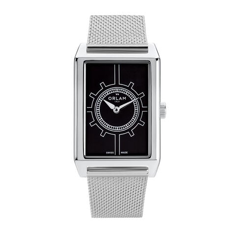 Montre Orlam Epoque Noir - Montres maille milanaise Homme | Marc Orian
