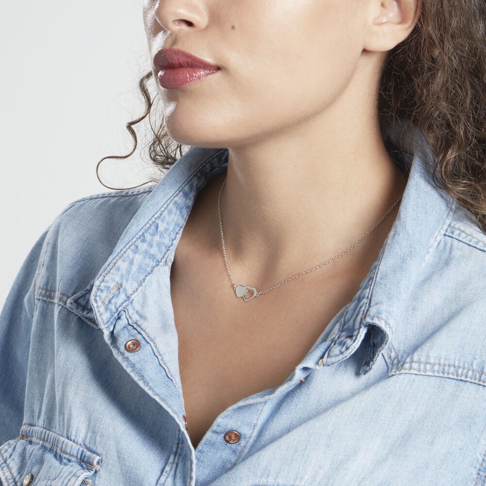 Collier Blandine Argent Blanc - Colliers Femme | Marc Orian