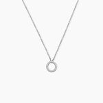 Collier Enorig Argent Blanc Oxyde De Zirconium - Colliers avec pierres Femme | Marc Orian
