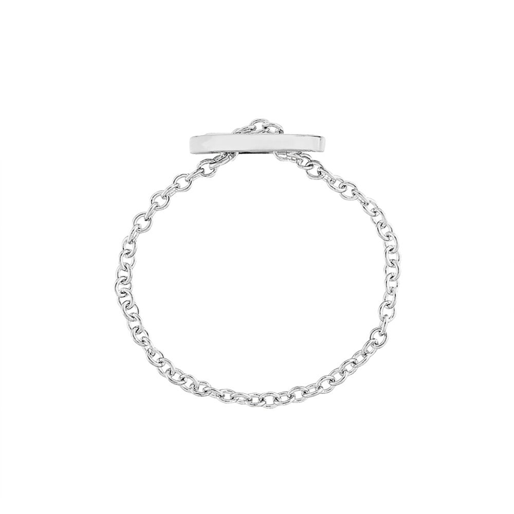 Bague Eliza Argent Blanc Oxyde De Zirconium - Bijoux fantaisie Femme | Marc Orian