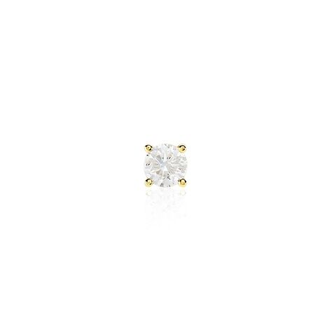 Boucle D'oreille Puce Unitaire Victoria Or Jaune Diamant - Clous d'oreilles Famille | Marc Orian