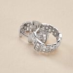 Cr&eacute;oles Lilibeth Argent Blanc Oxyde De Zirconium - Cr&eacute;oles Femme | Marc Orian