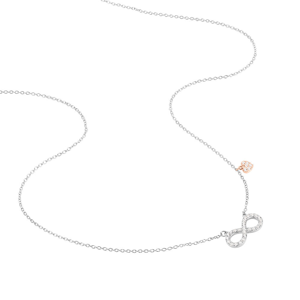 Collier Nella Argent Blanc Oxyde De Zirconium - Colliers avec pierres Femme | Marc Orian
