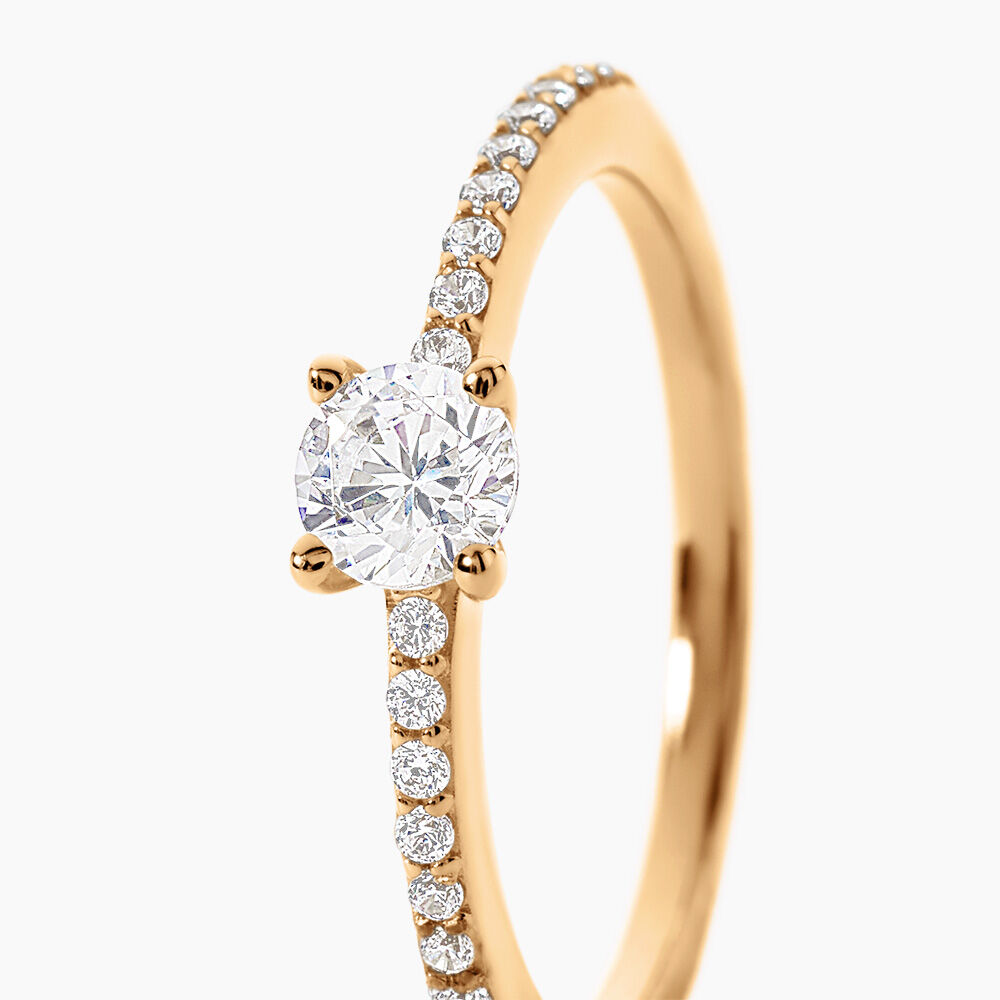 Bague Mireilla Plaqu&eacute; or Jaune Oxyde De Zirconium - Bijoux fantaisie Femme | Marc Orian