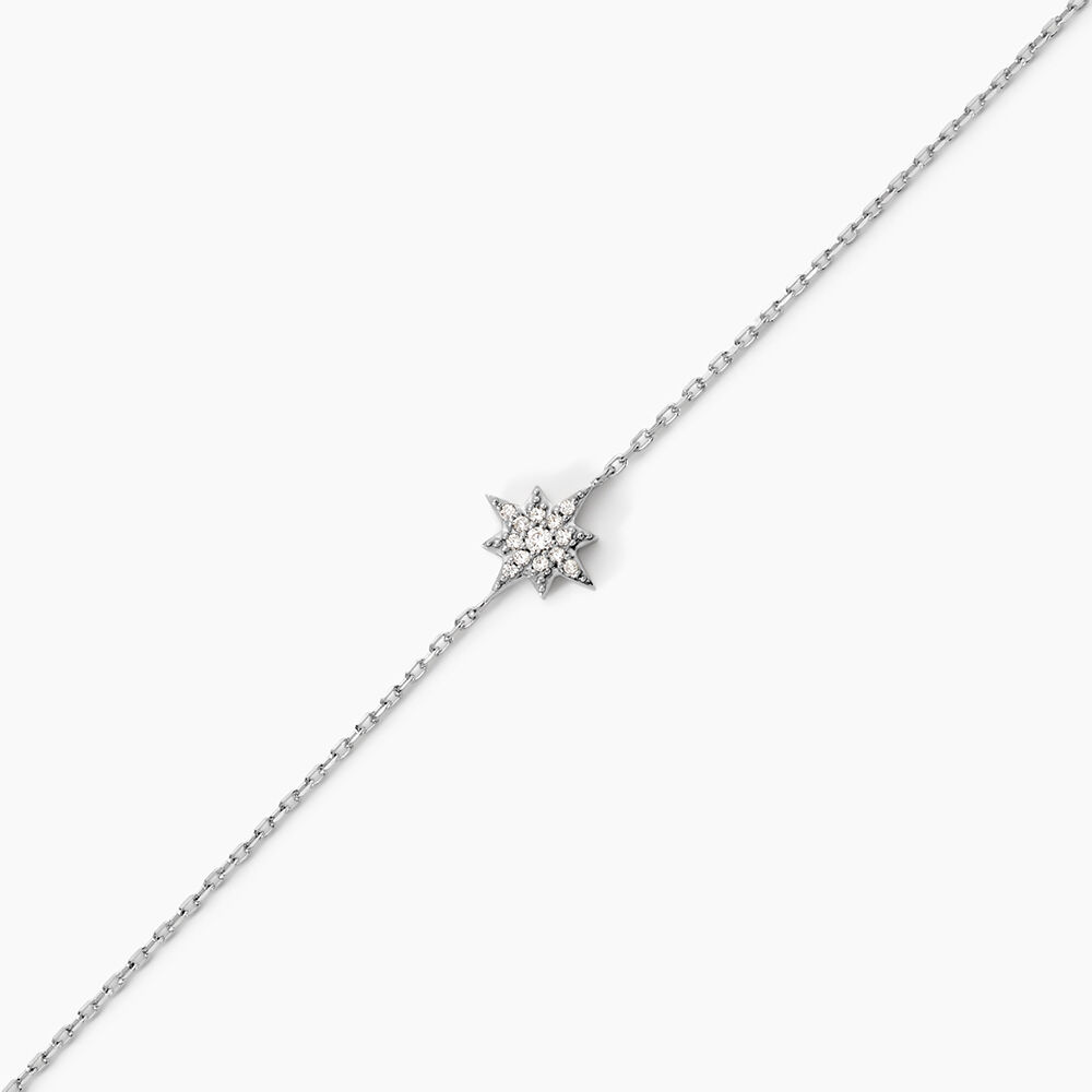 Bracelet Layana Argent Blanc Oxyde De Zirconium - Bracelets fantaisie Femme | Marc Orian