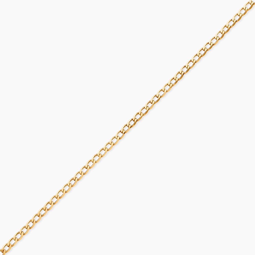 Bracelet Identit&eacute; Etheline Maille Gourmette Or Jaune - Bracelets mailles Enfant | Marc Orian