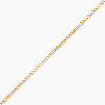 Bracelet Identit&eacute; Etheline Maille Gourmette Or Jaune - Bracelets mailles Enfant | Marc Orian