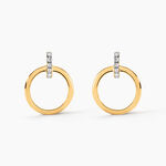 Boucles D'oreilles Pendantes Or Jaune Melissande Diamants - Pendantes Femme | Marc Orian