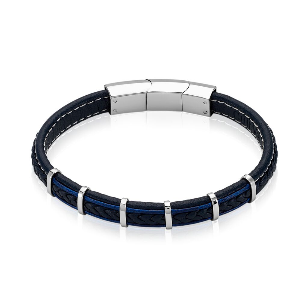 Bracelet Jourdan Cuir Noir - Bracelets cuir Homme | Marc Orian