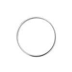 Alliance Isodoro Ruban Bombe Or Blanc - Alliances personnalis&eacute;es Famille | Marc Orian