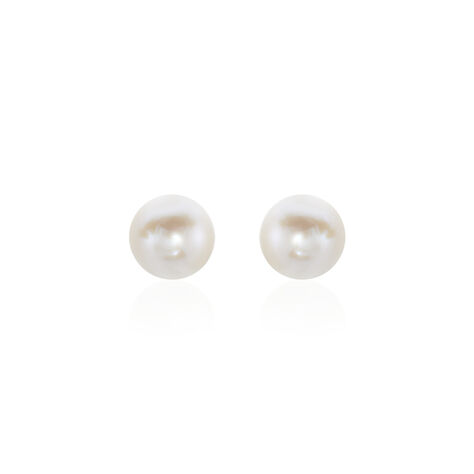 Boucles D'oreilles Puces Suki Or Jaune Perle De Culture - Boucles d'oreilles mariage Femme | Marc Orian