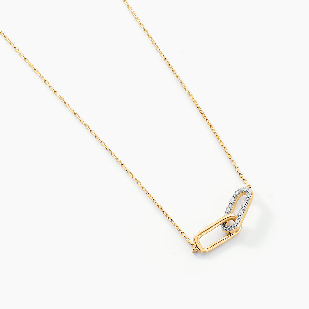 Collier Liaisons Precieuses Or Jaune Diamant - Colliers avec pierres Femme | Marc Orian