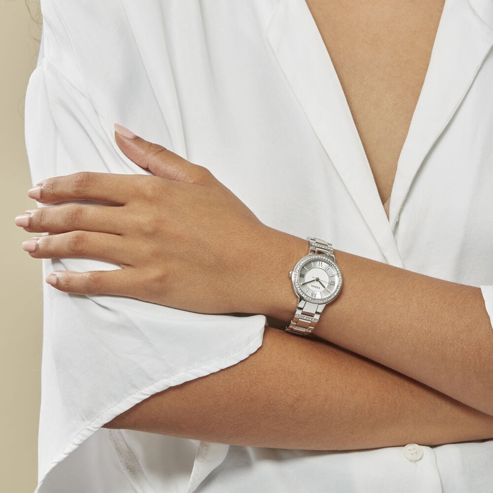Montre Fossil Virginia Argent - Montres classiques Femme | Marc Orian