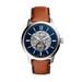 Montre Fossil Townsman Auto Bleu - Montres automatiques Homme | Marc Orian