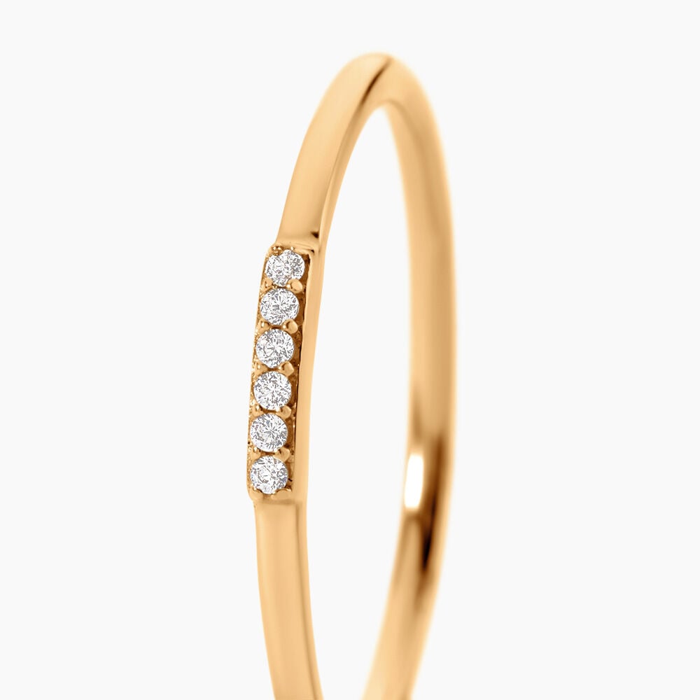 Bague Carmelia Plaqu&eacute; Or Jaune Oxyde De Zirconium - Bijoux fantaisie Femme | Marc Orian