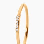 Bague Carmelia Plaqu&eacute; Or Jaune Oxyde De Zirconium - Bijoux fantaisie Femme | Marc Orian