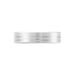 Alliance Cheryn Ruban Plat Argent Blanc - Alliances Famille | Marc Orian
