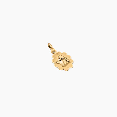 Pendentif Ange Nuage Argent Dor&eacute; A L'Or 750/1000 - Bijoux fantaisie Femme | Marc Orian