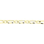 Bracelet Ophelio Maille Alternee 1/1 Or Jaune - Bracelets mailles Homme | Marc Orian