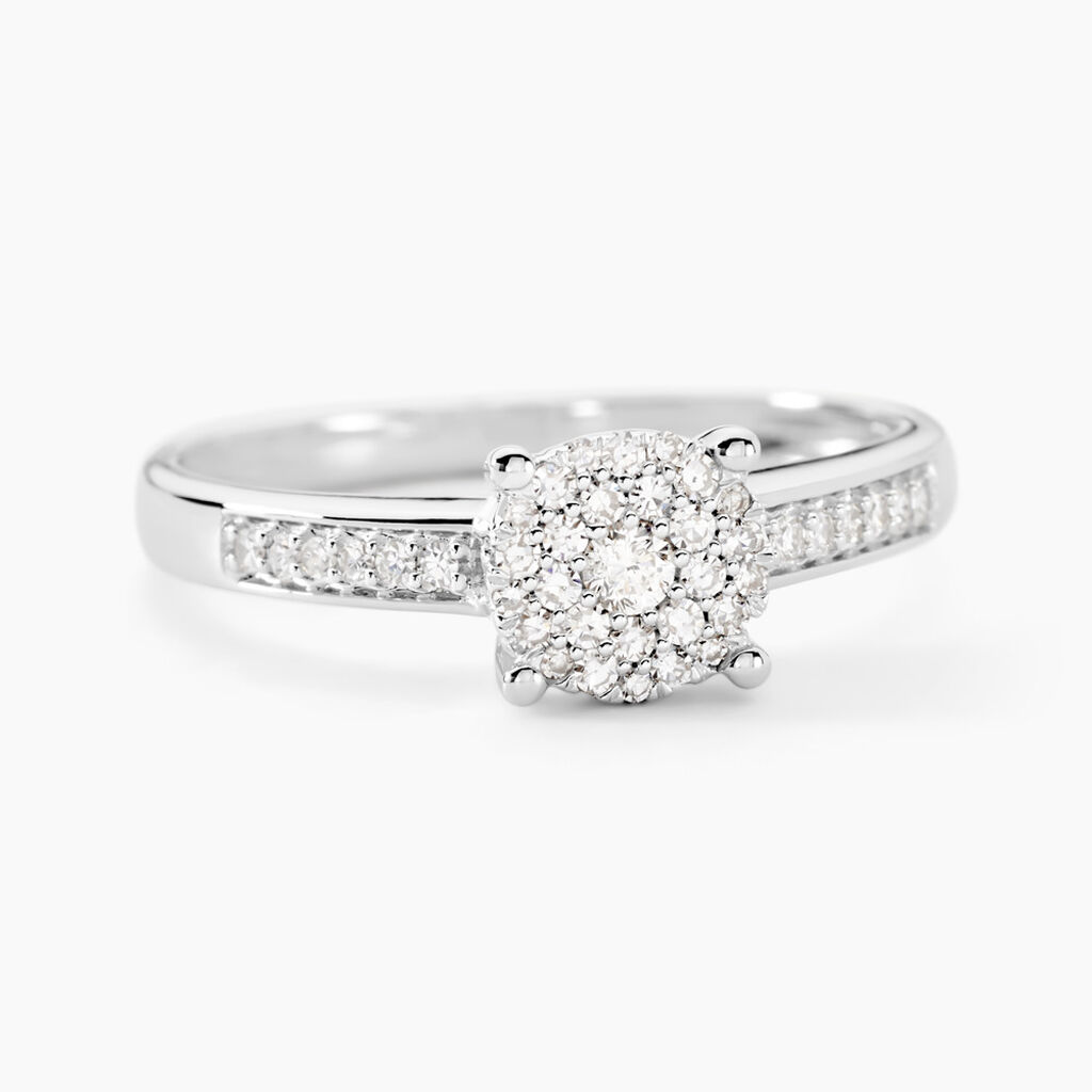 Bague Serena Or Blanc Diamant - Parures de mariage Femme | Marc Orian