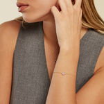 Bracelet Reflets Pop Or Jaune Calc&eacute;doine - Bracelets cha&icirc;nes Femme | Marc Orian