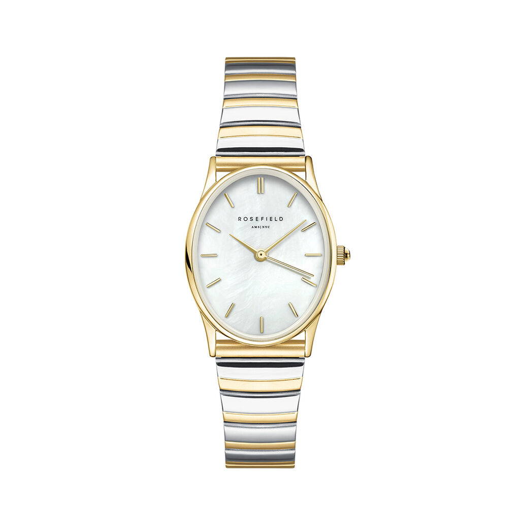 Montre Rosefield Oval Nacre Blanche - Montres &eacute;tanches Femme | Marc Orian