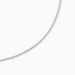 Cha&icirc;ne Clementine Argent Blanc - Colliers fantaisie Femme | Marc Orian