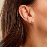 Creoles Louma Or Jaune Argent Blanc - Cr&eacute;oles Femme | Marc Orian