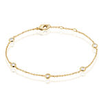 Bracelet Violette Plaqu&eacute; Or Jaune Oxyde De Zirconium - Bracelets fantaisie Femme | Marc Orian