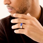 Chevali&egrave;re Leandre Argent Blanc Lapis Lazuli - Chevali&egrave;res Homme | Marc Orian