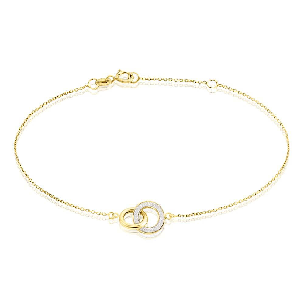 Bracelet Ciate Or Jaune - Bracelets Anneaux Entrelaces Femme | Marc Orian