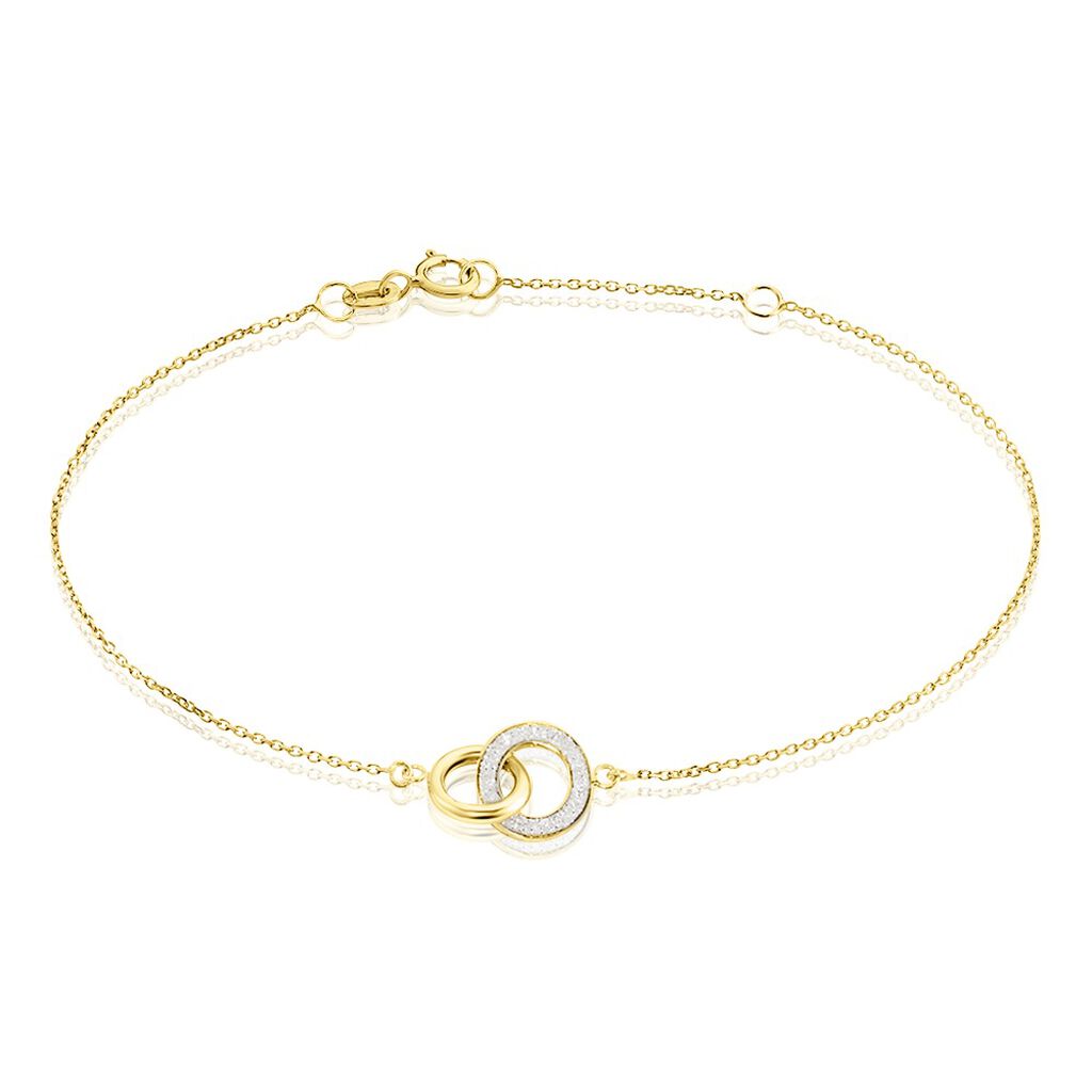 Bracelet Ciate Or Jaune - Bracelets Anneaux Entrelaces Femme | Marc Orian