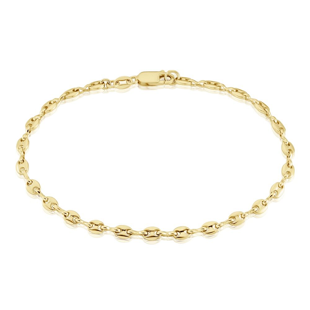 Bracelet Plaqué Or Jaune William - Bracelets mailles Homme | Marc Orian