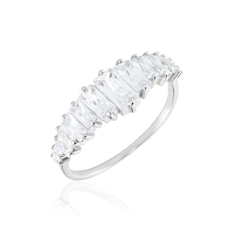 Bague Idonea Argent Blanc Oxyde De Zirconium - Bijoux fantaisie Femme | Marc Orian
