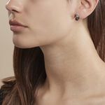 Bijoux D'oreilles Cleya Argent Blanc C&eacute;ramique - Piercings d'oreilles Femme | Marc Orian