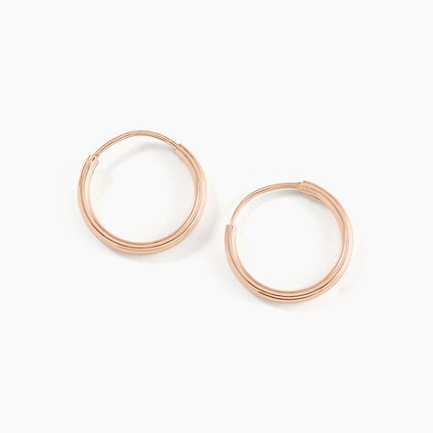 Créoles Argent Rose Olympia - Créoles Femme | Marc Orian
