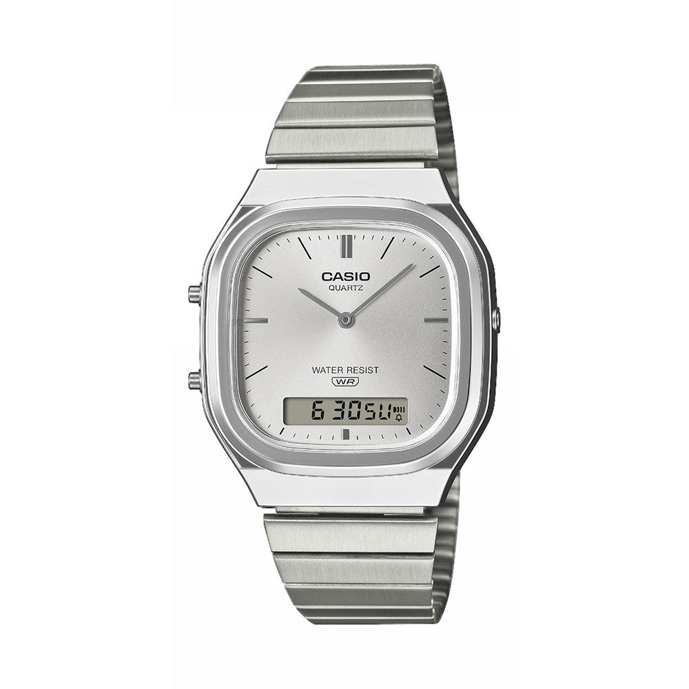 Montre Casio Collection Aq240 Argenté - Montres avec chiffres Unisex | Marc Orian
