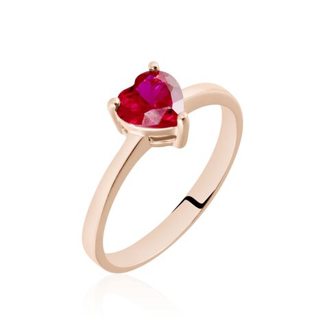 Bague Solitaire Heracles Argent Rose Oxyde De Zirconium - Bagues Solitaire Femme | Marc Orian