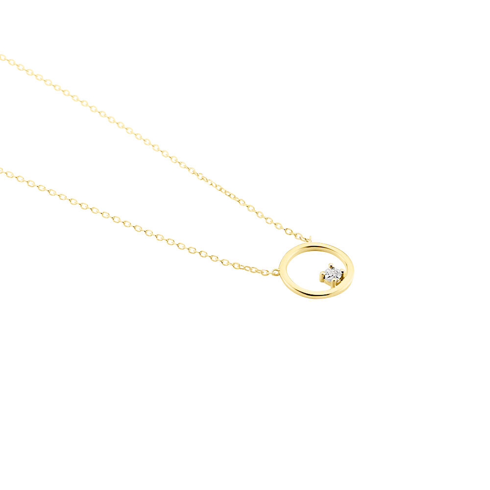 Collier Cornioa Or Jaune Diamant - Colliers avec pierres Femme | Marc Orian