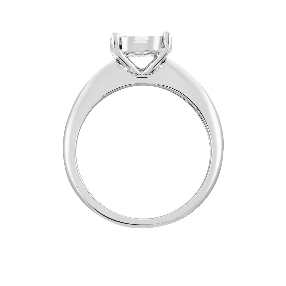 Bague Solitaire Dream Or Blanc Diamant - Solitaires Femme | Marc Orian
