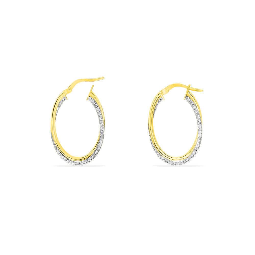 Cr&eacute;oles Maelia Or Bicolore - Cr&eacute;oles Femme | Marc Orian