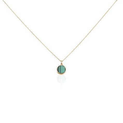 Collier Plaqué Or Neassa Malachite - Colliers avec pierres Femme | Marc Orian