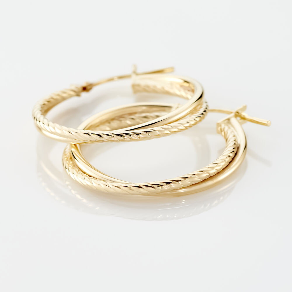 Cr&eacute;oles Maelia Or Jaune - Cr&eacute;oles Femme | Marc Orian