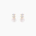 Boucles D'oreilles Pendantes Taima Or Jaune Perle De Culture - Pendantes Femme | Marc Orian