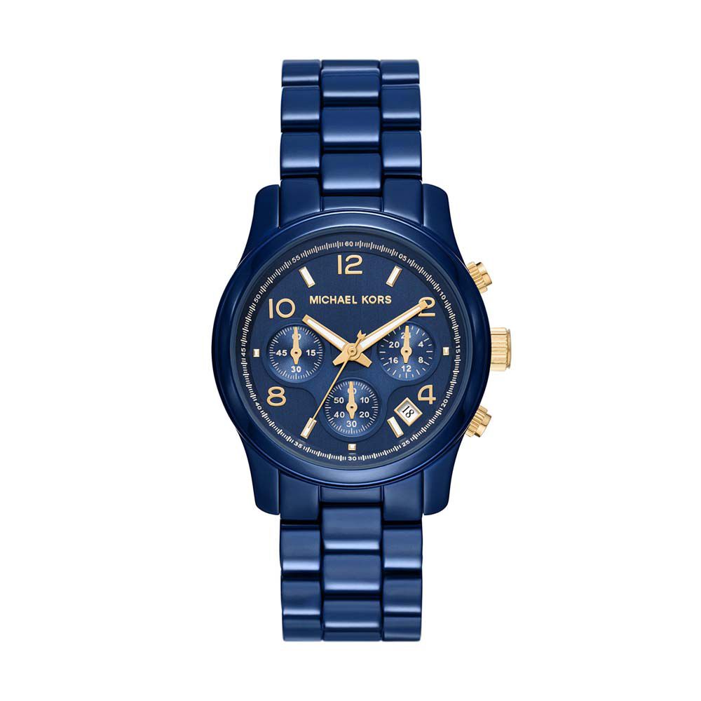 Montre Michael Kors Fossil Runway Bleu - Montres étanches Femme | Marc Orian